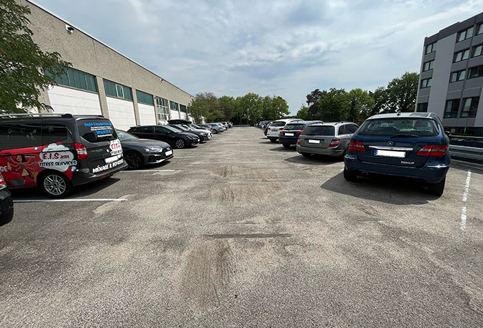 Mein Flughafenparkplatz P1 Frankfurt Bild 1