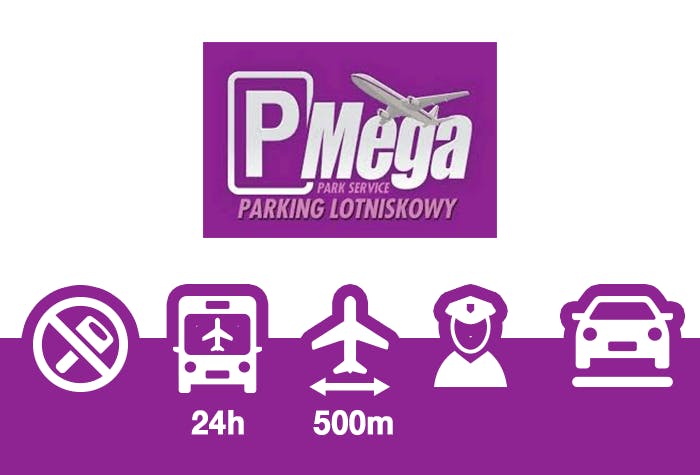 Logo Mega Parking Parkplatz Danzig