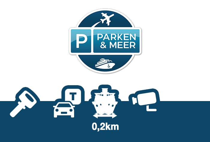 Parken und Meer Parkplatz Hamburg Steinwerder