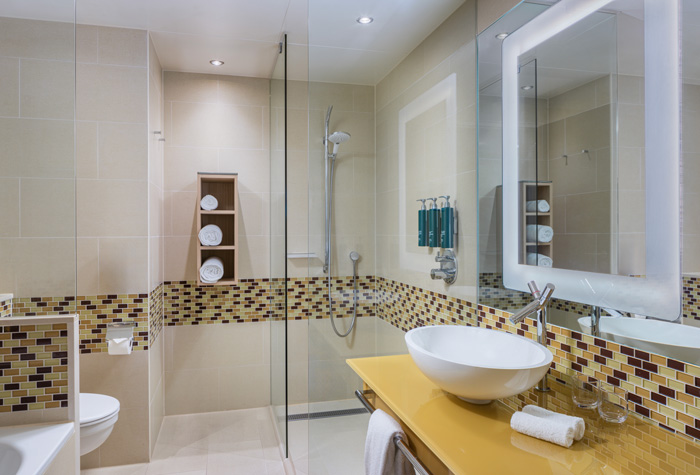 Badezimmer Hilton Frankfurt Airport