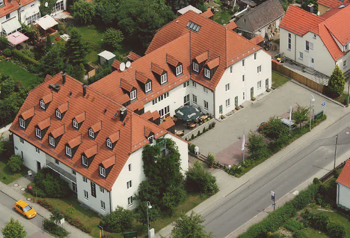 Blick auf das Hotel Residenz Leipzig Messe