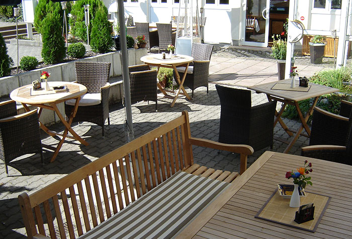 Terrasse Hotel Residenz Leipzig Messe