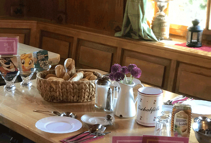 Frühstück im Air Muc