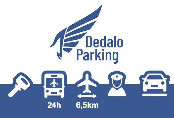 Logo Dedalo Parking Parkplatz Malpensa