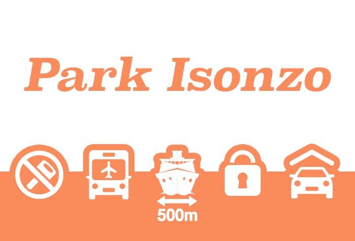 Park Isonzo Parkplatz Civitavecchia Hafen