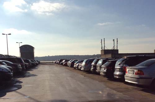 Airparks Parkhaus Stuttgart Oberdeck Bild 1