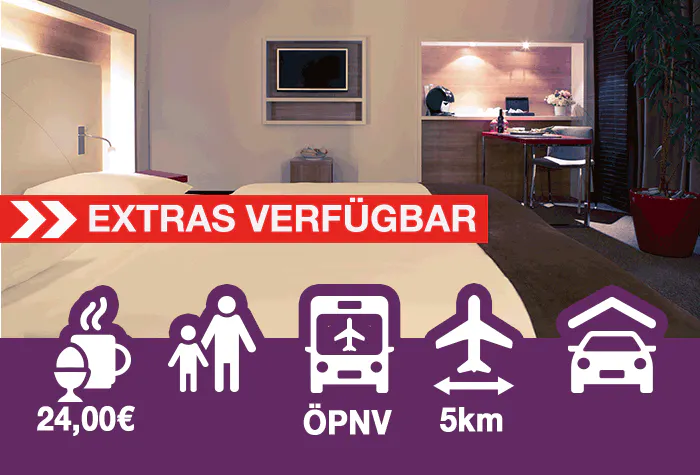 Hotelzimmer Mercure Hotel Stuttgart Airport Messe