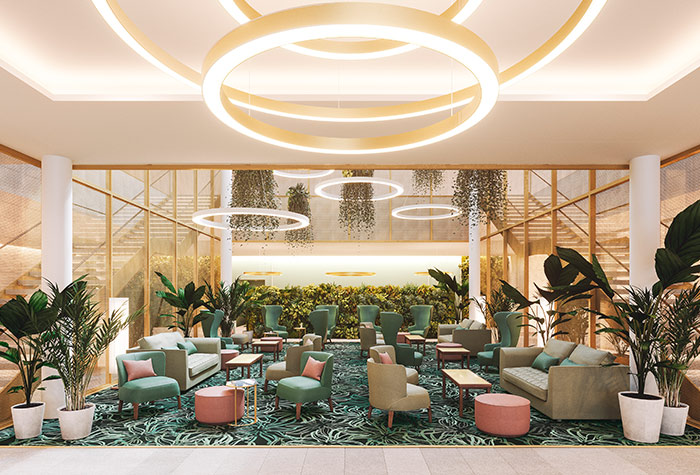 Lobby Mövenpick Hotel Stuttgart Messe & Congress