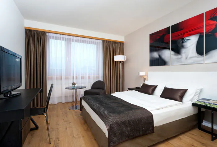 Zimmer im Wyndham Stuttgart Airport Messe