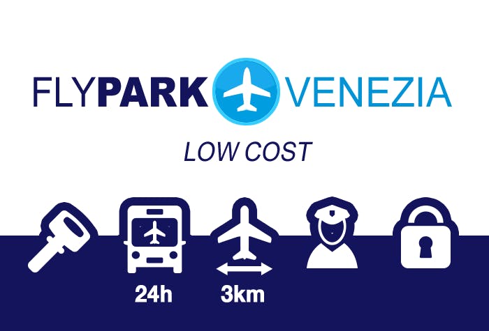 Logo Flypark Parkplatz Venedig
