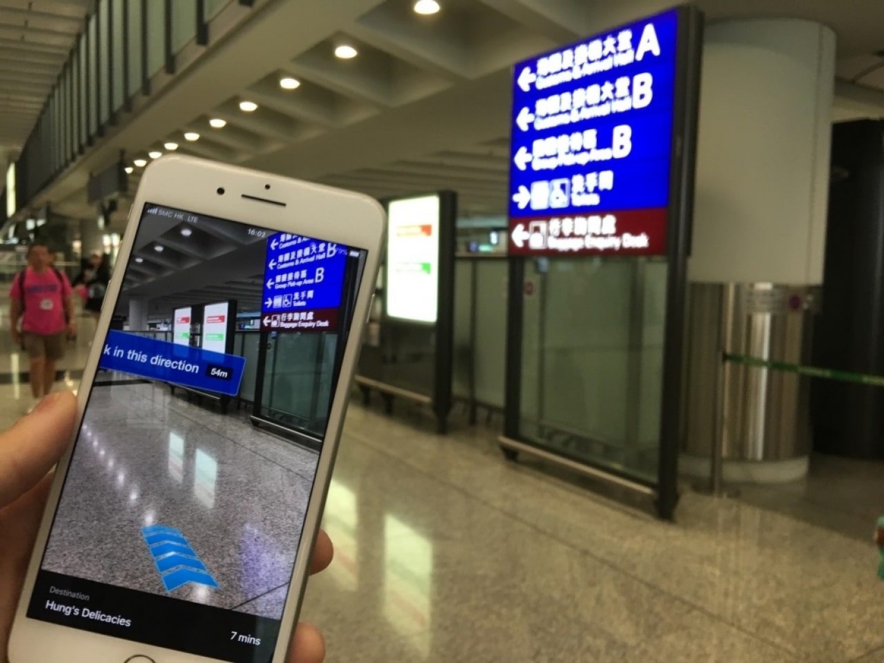 augmented reality in airports