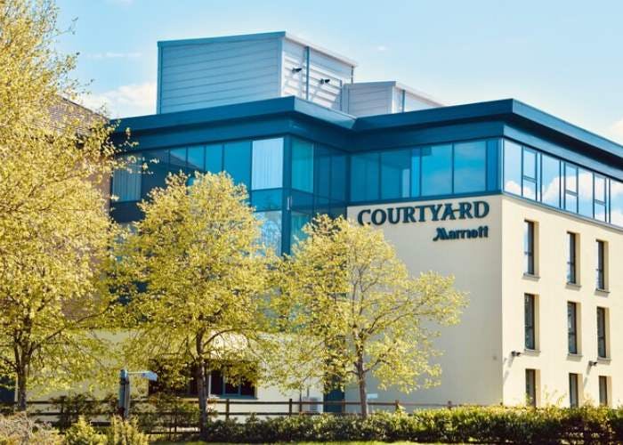 Exterior of Courtyard by Marriott Glasgow Airport Hotel