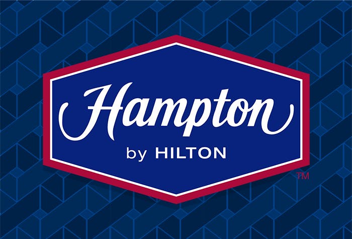 Hampton by Hilton hotel Logo - Stansted Airport
