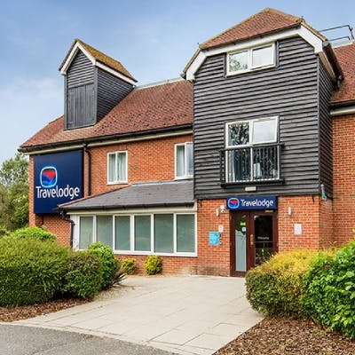 Travelodge Stansted Airport hotel room