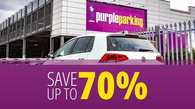 Save up to 70% on Airport Parking with Purple Parking