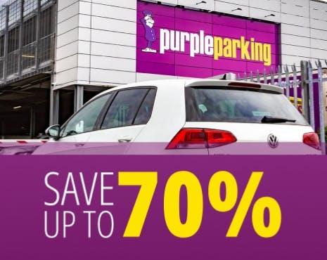 Save up to 70% on Glasgow Parking at Purple Parking