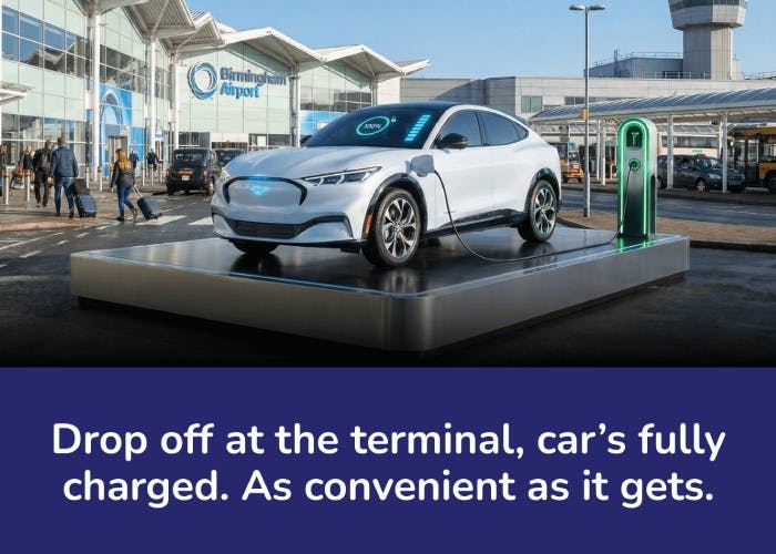Drop off at the terminal, car's fully charged. As convenient as it gets.
