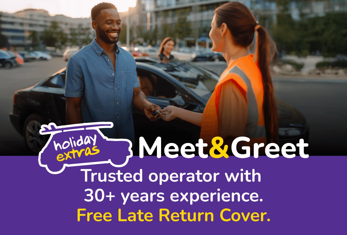 Holiday Extras Meet and Greet Airport Parking Logo - Birmingham Airport