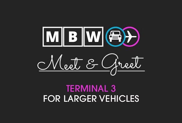 MBW Meet & Greet T3 for Larger Vehicles Logo - Heathrow Airport