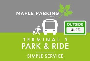 Maple Parking Express Park & Ride T5 Heathrow Logo - Heathrow Airport