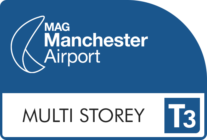 Manchester Terminal 3 Multi-Storey Parking Logo - Manchester Airport