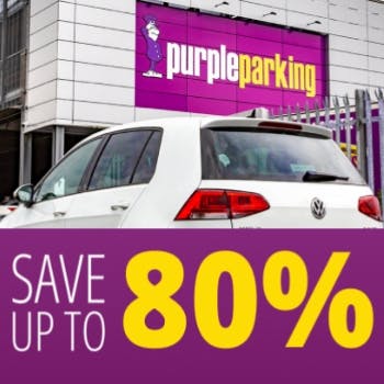 Save up to 80% on Manchester Airport Parking at Purple Parking