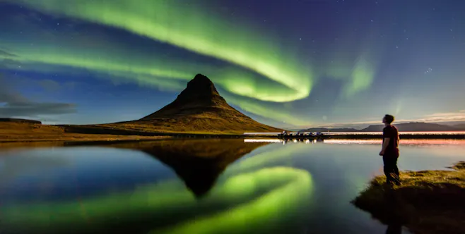 The Aurora Borealis in Iceland