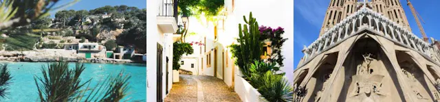 Majorca, Ibiza and Barcelona, Spain