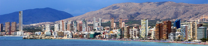 Benidorm All inclusive hotels - skyline