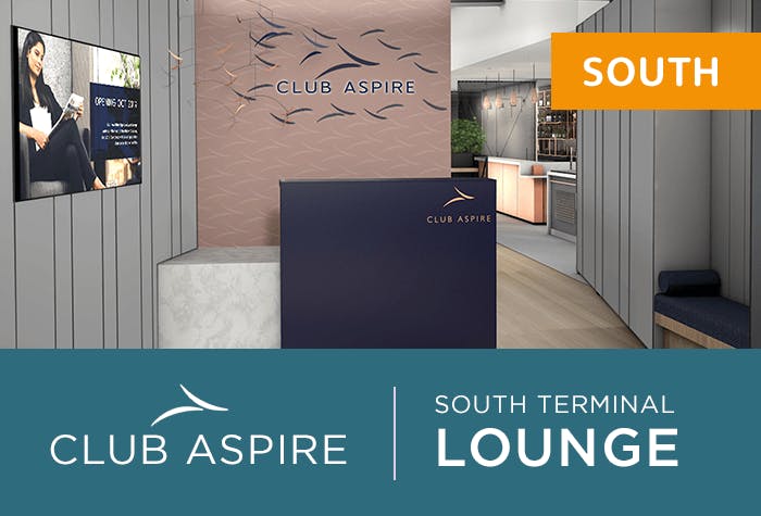 CLUB ASPIRE SOUTH LOUNGE at Gatwick Airport - Airport Lounge Logo