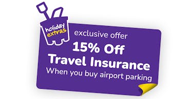 15% off Travel Insurance when you book Airport Parking