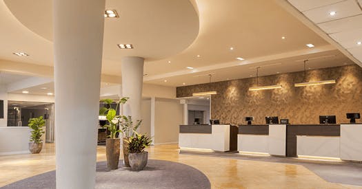 Reception at the Doubletree by Hilton at Manchester Airport