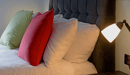 Village Manchester Cheadle Manchester Airport Hotel Pillows on bed