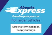 Airparks Express Larger vehicles logo