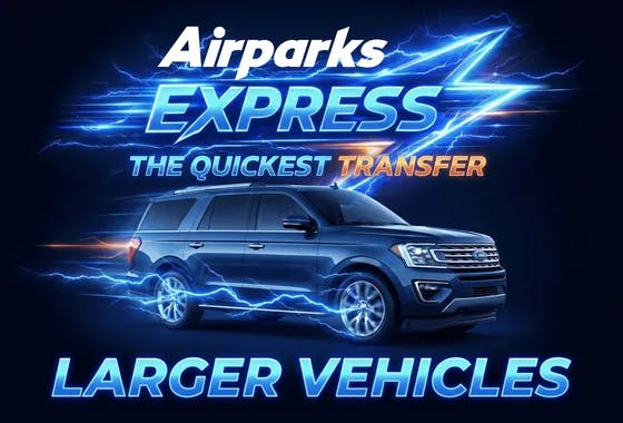 Airparks Express Larger Vehicles at Birmingham Airport logo