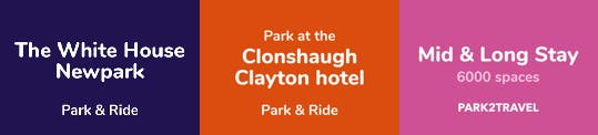 Dublin Airport Park and Ride Provider Logos Banner