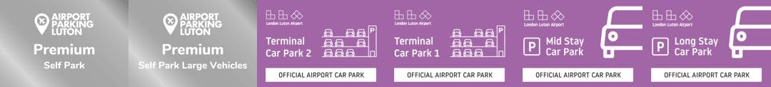 Luton Airport On-airport Provider Logos Banner