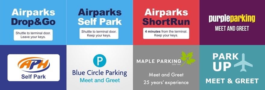 Luton Airport Parking Logos