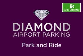 Diamond Airport Parking Park and Ride with Electric Vehicle Charge Southend Airport logo