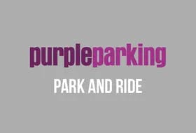 Purple Parking Park and Ride Southend Airport logo